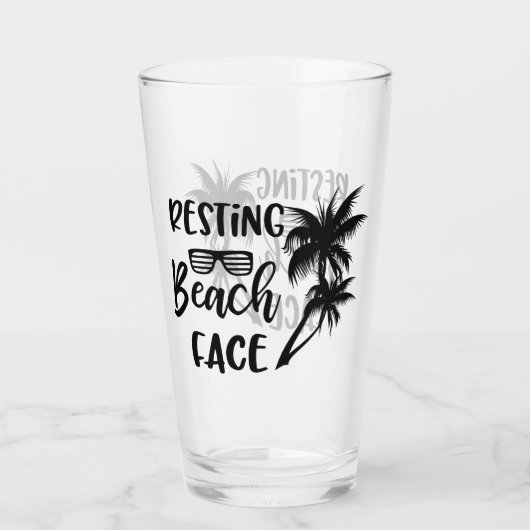 Rust strandgezicht glas (Achterkant)