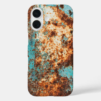 Rust Style and Blue Patina iPhone 16 Hoesje
