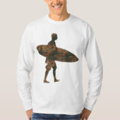 Rust surfende lange T-shirt (Voorkant)