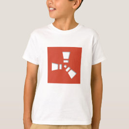 RUST Symbool Clear op Red Shadowed T-shirt