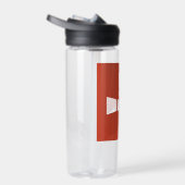 RUST-symbool op rood Waterfles (Rechts)