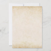 Rust Terracotta Flowers Burnt Oranje Fall Wedding Save The Date (Achterkant)