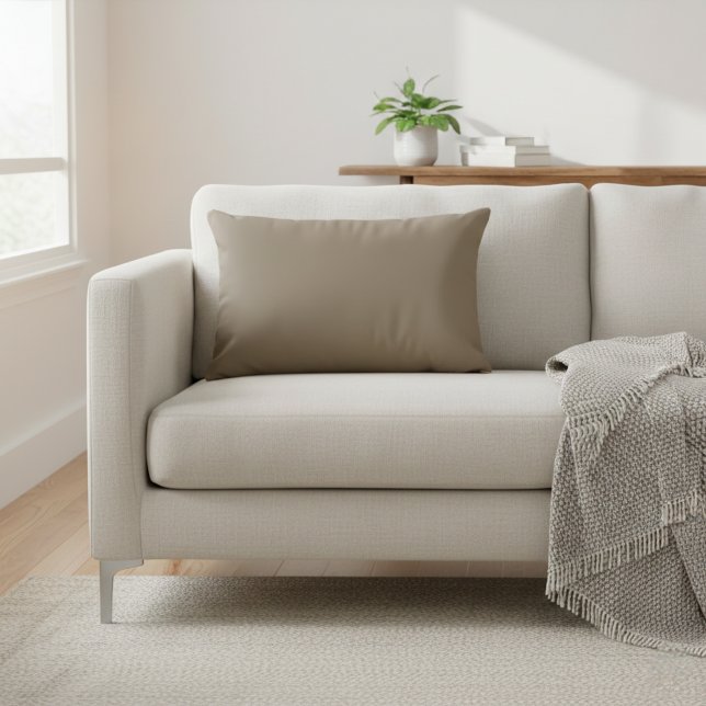 Rust Terracotta Square Throw Pillow - Modern Accent Kussen (Creator heeft geüpload)