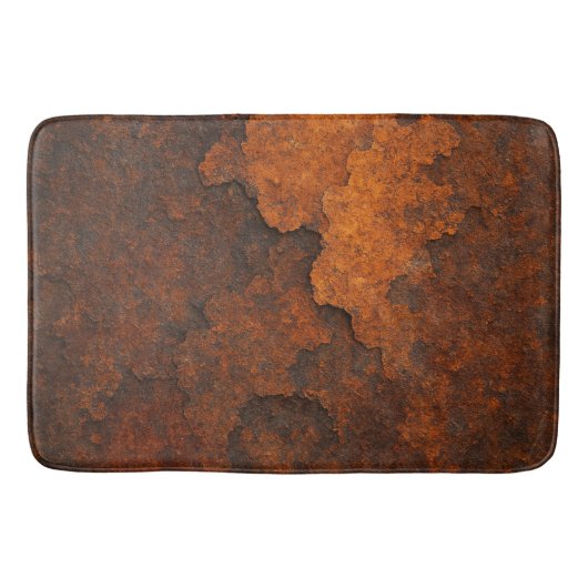 Rust Textuur Grunge Achtergrond Metalen Ontwerp Badmat (Voorkant)