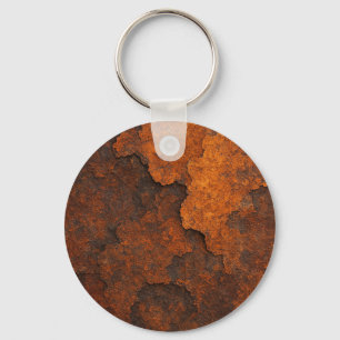 Rust Textuur Grunge Achtergrond Metalen Ontwerp Sleutelhanger