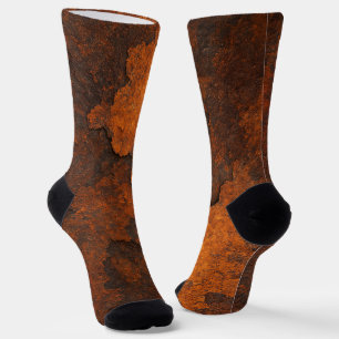 Rust Textuur Grunge Achtergrond Metalen Ontwerp Sokken