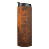 Rust Textuur Grunge Achtergrond Metalen Ontwerp Thermosbeker (Geroteerd rechts)