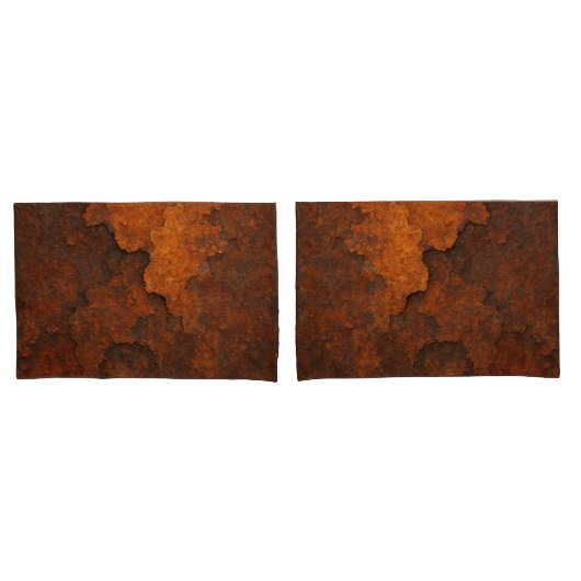 Rust textuur grunge achtergrond - verouderd metale kussensloop (Voorkant-Set)