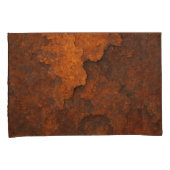 Rust textuur grunge achtergrond - verouderd metale kussensloop (Voorkant-Rechts)