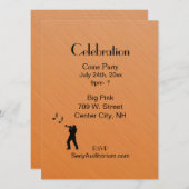 Rust Trumpet Party Kaart (Voorkant / Achterkant)