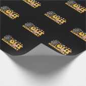 Rust uit Elementary Groovy Laatste dag van de scho Cadeaupapier (Hoek)