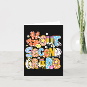 Rust uit tweede klas Schattige Groovy Laatste dag  Kaart