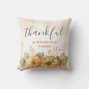 Rust verliest pompoen met een deken van de Herfst Kussen