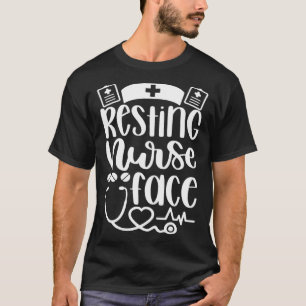 Rust Verpleegkundige Gezicht Inspirerend Verpleegk T-shirt