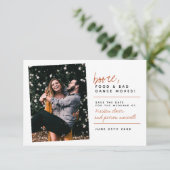 Rust | Voedsel en slechte dansbewegingen opslaan D Save The Date (Staand voorkant)