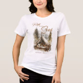 Rust voor je ziel Christelijk Boho Women's Shirt (Voorkant)