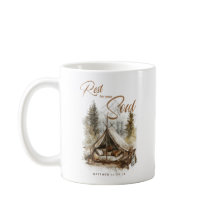 Rust voor je ziel Christelijke Boho Coffee Mok
