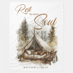 Rust voor je ziel Christelijke boho deken