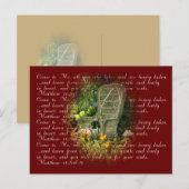 Rust voor je zielen... briefkaart (Voorkant / Achterkant)