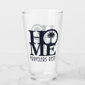 Rust voor thuisreizigers glas (Achterkant)