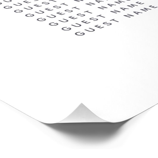 Rust waterverf wereldkaart bruiloft foto afdruk (Hoek)