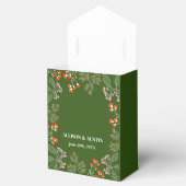 Rust Wildflower Botanical Garden Wedding Gift Bedankdoosjes (Geopend)