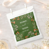Rust Wildflower Botanical Garden Wedding Gift Bedankzakje (Geknipt)