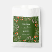 Rust Wildflower Botanical Garden Wedding Gift Bedankzakje (Voorkant)