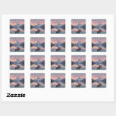Rust Wint Ook Vierkante Sticker (Vel)