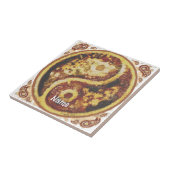 Rust Yin Yang Tegeltje (Zijkant)