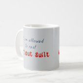 Rust zonder schuldgevoel Geestelijke Gezondheid Af Koffiemok (Voorkant links)