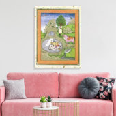 Rustam die de Witte Maan doodde, illustratie van Canvas Afdruk (Insitu (Woonkamer))