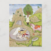 Rustam doodt de Witte Demon Briefkaart (Voorkant)