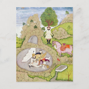 Rustam doodt de Witte Demon Briefkaart