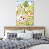 Rustam doodt de Witte Demon Canvas Afdruk (Insitu (Slaapkamer))