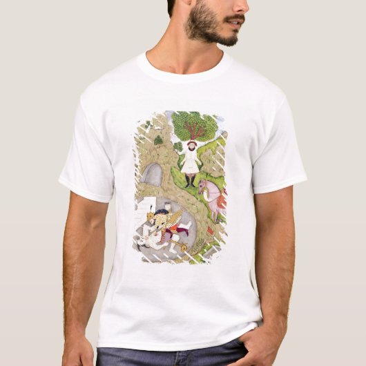 Rustam doodt de Witte Demon T-shirt (Voorkant)
