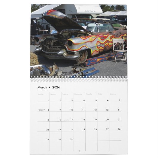 Rustbucket Calendar #1 Kalender (Mar 2026)