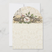 Rustci Forest Birdcage Acorn Tortelduifjes Kaart (Voorkant)