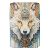 Rustclaw Steampunk Wolf Badmat (Voorkant Verticaal)