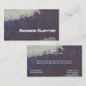 Rustd, corrosief metaal, textuur aangepast visitekaartje (Voorkant / Achterkant)