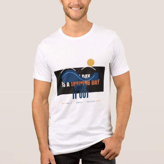 Rustdag Is een Trainingsdag Premium Tri-Blend Shirt (Voorkant)