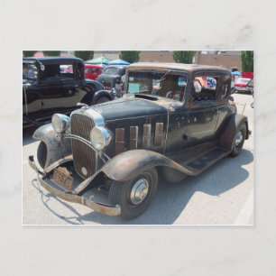 Rusted Antiek auto Briefkaart