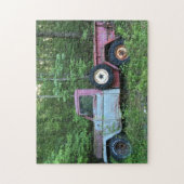 Rusted Antiek Pickup Truck in de Bossen Legpuzzel (Verticaal)