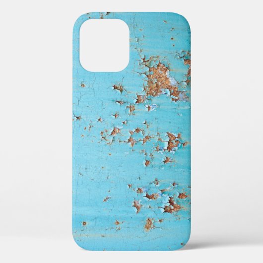 Rusted Blue Metal: gestructureerde muur. Case-Mate iPhone Case (Achterkant)