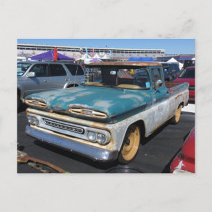 Rusted Blue Truck Briefkaart