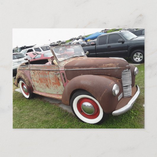 Rusted Car Briefkaart (Voorkant)