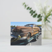 Rusted Car Briefkaart (Staand voorkant)