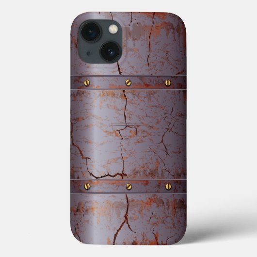 Rusted Cracked Metal Case-Mate iPhone Case (Achterkant)