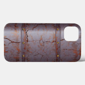 Rusted Cracked Metal Case-Mate iPhone Case (Achterkant (horizontaal))
