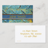 Rusted Diamond Bord Metal Visitekaartje (Voorkant / Achterkant)